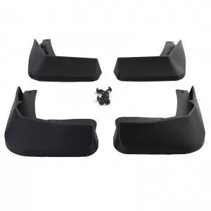Mud flap set front and rear black for VW Golf Sportsvan Facelift 17-20