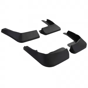 Mud flap set front and rear black for VW Golf Sportsvan Facelift 17-20