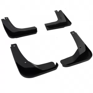 Mud flap set front and rear black for VW Golf Sportsvan Facelift 17-20