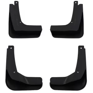 Mud flap set front and rear black for VW Golf Sportsvan Facelift 17-20