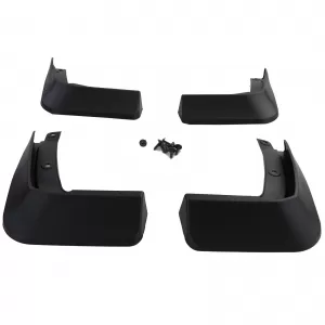 Mud flap set front and rear black for VW Golf 8 from 2019