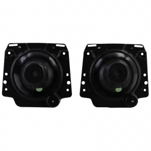 Headlights H4 Black Smoke ribbed with crosshair for VW Golf 2 83-91