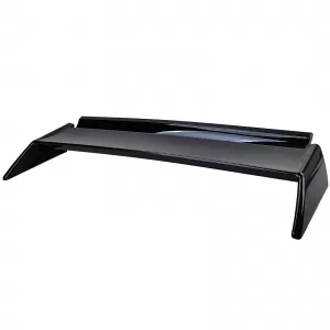 Spoiler posteriore ala Evo look nero lucido realizzato in ABS adatto per BMW Serie 3 E30-image-6205490