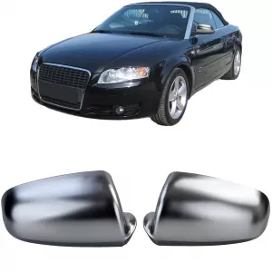image-68-Tükörborítás matt ezüst cserealkatrész Audi A3 8P A4 8E A6 4F 2008-ig