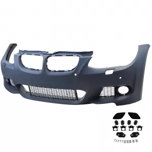 Paraurti kit carrozzeria sportivo con minigonne laterali adatto per BMW Serie 3 E92 E93 10-13 Facelift LCI-image-6205529