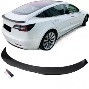 Rear spoiler Performance black gloss fits Tesla Model 3 from 2017