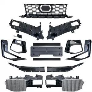 Paraurti sportivo anteriore con accessori adatto per BMW X3 G01 X4 G02 LCI dal 2021-image-6205602