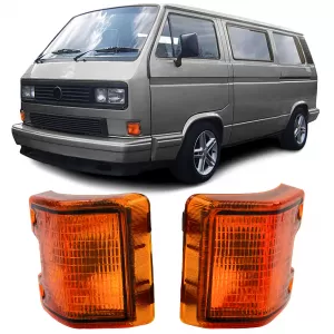 Indicator Orange SET Right + Left fits for VW T3 Bus Van Transporter 79-92
