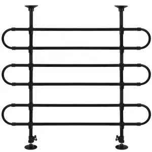 RAMROXX dog guard luggage barrier up to 140cm high for VW Caddy 2004-2025