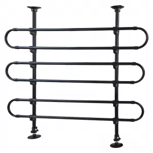 RAMROXX dog guard luggage barrier up to 140cm high for VW Caddy 2004-2025