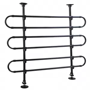 RAMROXX dog guard luggage barrier up to 140cm high for VW Caddy 2004-2025
