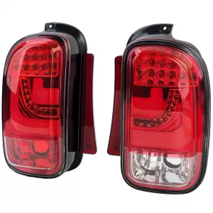 Set di fanali posteriori a LED edizione rossa adatto per Mini Clubman R55 2010-2014-image-6205720