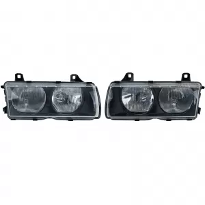 Set di fari HELLA 1AJ007143-091 1AJ007143-101 adatto per BMW E36 Compact 1993-2000-image-6205741