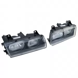 Set di fari HELLA 1AJ007143-091 1AJ007143-101 adatto per BMW E36 Compact 1993-2000-image-6205745