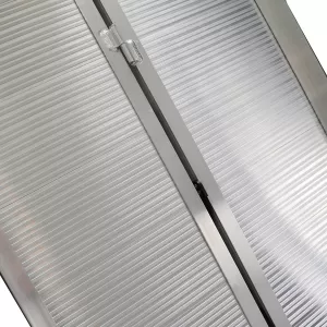 Rampa per sedia a rotelle in alluminio con bordi guida, pieghevole 152x70cm, max. 270kg-image-6205759