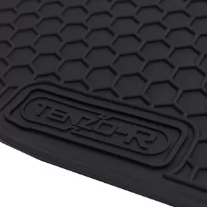 Car Rubber Floor Mats Black Premium Set for Seat Ibiza 6F from 2017