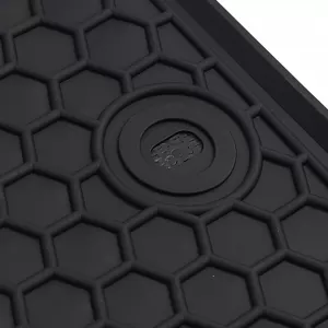 Car Rubber Floor Mats Black Premium Set for Seat Ibiza 6F from 2017