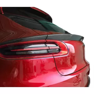 Real carbon rear spoiler performance lip suitable for Porsche Macan 2014-2018