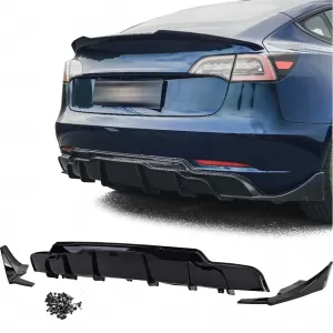 image-34-Performance hátsó diffózor fényes fekete Tesla Model 3 2017-2023