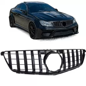 image-71-Sport hűtőrács fényes fekete Mercedes C-osztály W204 S204 C204