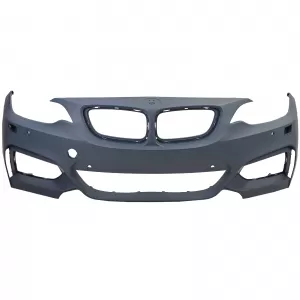 Paraurti sportivo anteriore Sport 2 con accessori adatto per BMW Serie 2 F22 F23 13-17-image-6205949