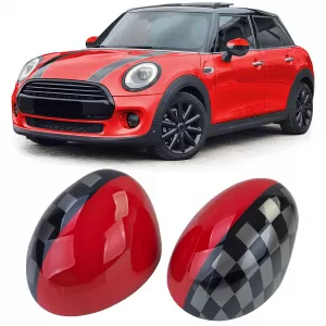 image-67-Mirror caps Performance Red Black fits for Mini F54 F55 F56 F57 13-18