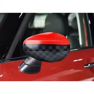 Mirror caps Performance Red Black fits for Mini F54 F55 F56 F57 13-18