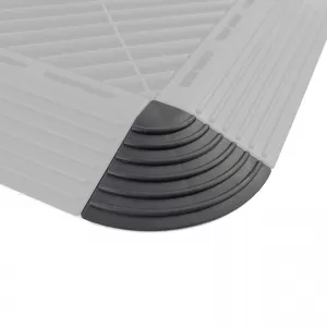 RAMROXX Performance floor tiles garage floor floor corner corner piece black