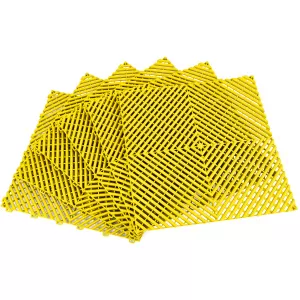 RAMROXX Performance Floor Tile Garage Floor Yellow 40x40cm 6 pieces 0.96sqm