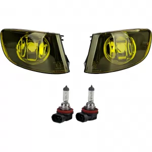 Clear glass yellow fog lights suitable for 3 Series BMW E92 E93 Coupe Convertible