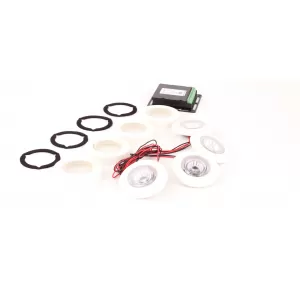 Hella Celis interior lights motorhome SpotLED set white universal 9-32 multivolt