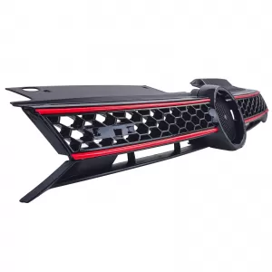 Sport honeycomb grille black red suitable for VW Golf 6 including GTI 08-13
