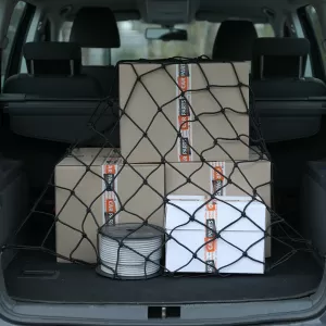 Trailer net 2.5x3m tear-resistant stretchable nylon black car trailer cargo net
