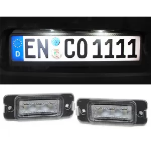 LED license plate light white 6000K for Mercedes ML W164 08-11 GL X164 R W251
