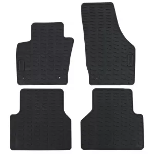 Car Rubber Floor Mats Black Premium Set for Audi Q3 8U 2012-2018