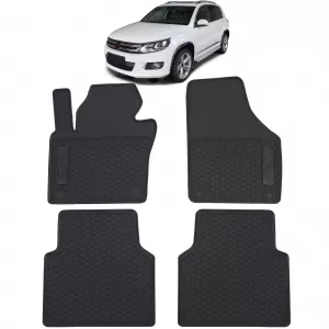 image-21-Prémium gumi autószőnyeg szett fekete VW Tiguan 5N 07-18