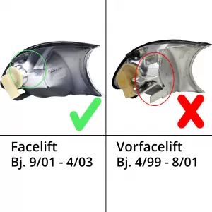 Clear glass indicator set black smoke fits for 3 Series BMW E46 Coupe Convertible 2001-2003