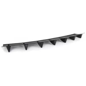 Universal rear diffuser for rear bumper with 7 fins glossy black