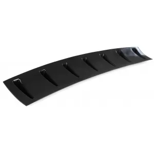 Universal rear diffuser for rear bumper with 7 fins glossy black