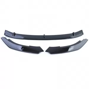 CUP front spoiler lip gloss black for VW Golf 6 GTI 09-13