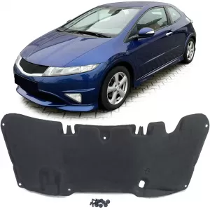 image-10-Motorháztető szigetelő betét + rögzítő klipek Honda Civic VIII 1.4 Hatchback 08-11
