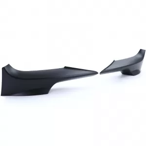 Front flaps spoiler splitter matte black fits BMW 3 Series E92 E93 06-10