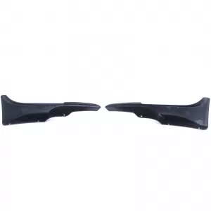 Front flaps spoiler splitter matte black fits BMW 3 Series E92 E93 06-10