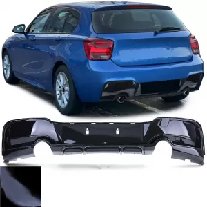 image-36-Sport hátsó diffúzor Performance fényes fekete BMW 1-es F20 F21 M135i 11-15