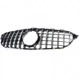 Sport Grille Black Gloss Chrome for Mercedes C Class W205 S205 2014-2018