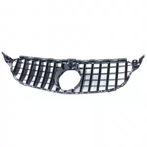 Sport Grille Black Gloss Chrome for Mercedes C Class W205 S205 2014-2018