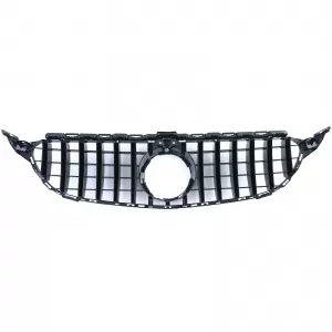 Sport Grille Black Gloss Chrome for Mercedes C Class W205 S205 2014-2018