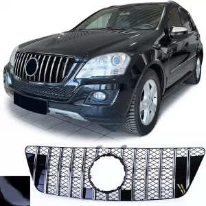 Sport grille black chrome for Mercedes M-Class ML W164 2008-2011