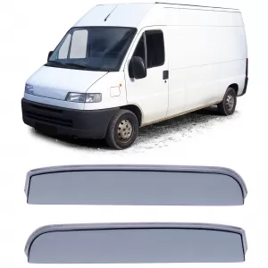 Wind deflector rain deflector wind protection black for Fiat Ducato 2 230 244 94-06