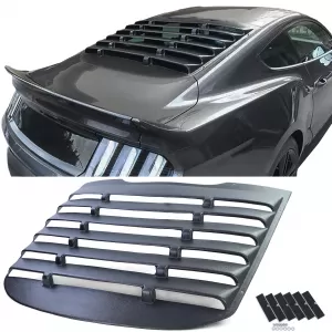 Rear window cover louver rear louvers for Ford Mustang Coupe 14-22